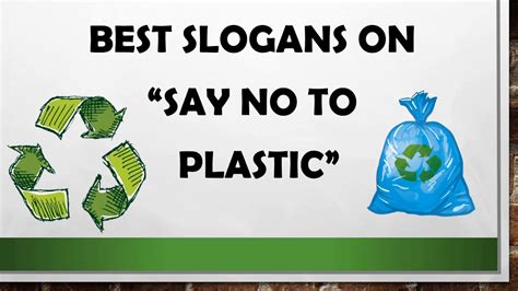 Say No To Plastic Slogans In English - Quotes Viral Update