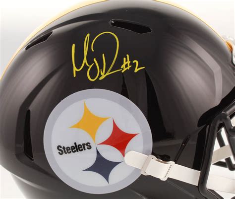 Mason Rudolph Signed Pittsburgh Steelers Full-Size Speed Helmet (JSA ...