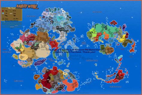 Naruto World: The Complete Map (2020) by Michael-Madlock on DeviantArt | Naruto world map ...