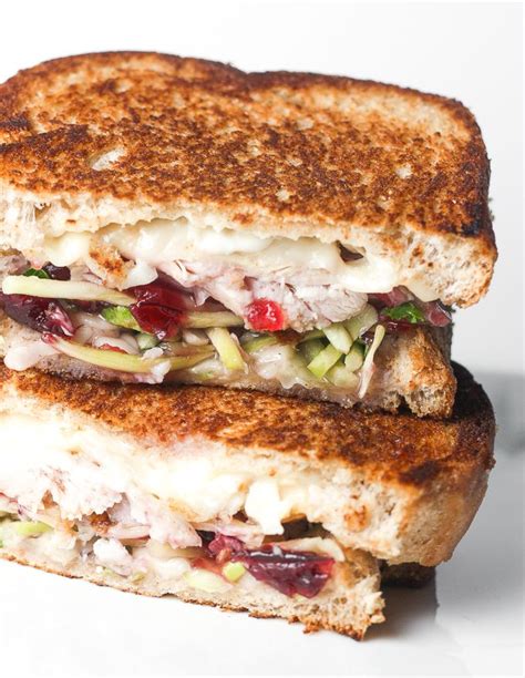 Leftover Thanksgiving Turkey Sandwich with Cranberry Sauce | Recipe ...