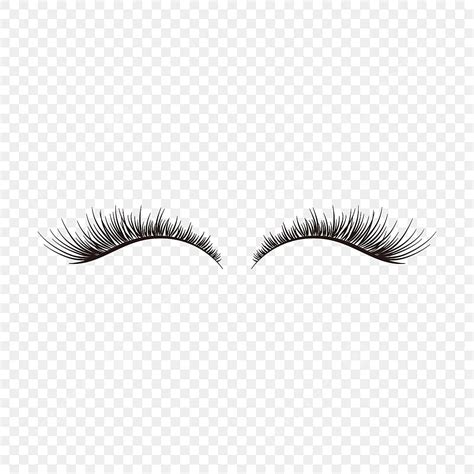 Eyelash Vector Design Images, Eyelash Material Black Thick Eyelashes Clipart, Eyelash Clipart ...