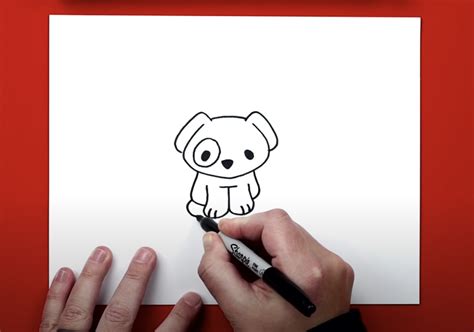 Easy Puppy Drawing