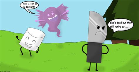 Inanimate Insanity 2 : Marshmallow, Bow, Knife by PlagueWerewolf on DeviantArt