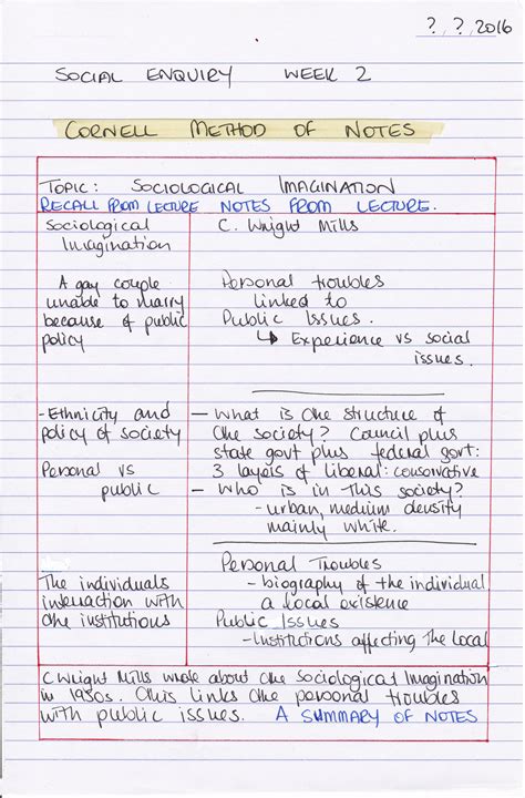 Methods of Note taking - Note taking in lectures and tutorials - LibGuides at University of ...