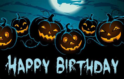 Halloween themed Happy Birthday Backdrop banner | Etsy | Happy birthday halloween, Halloween ...