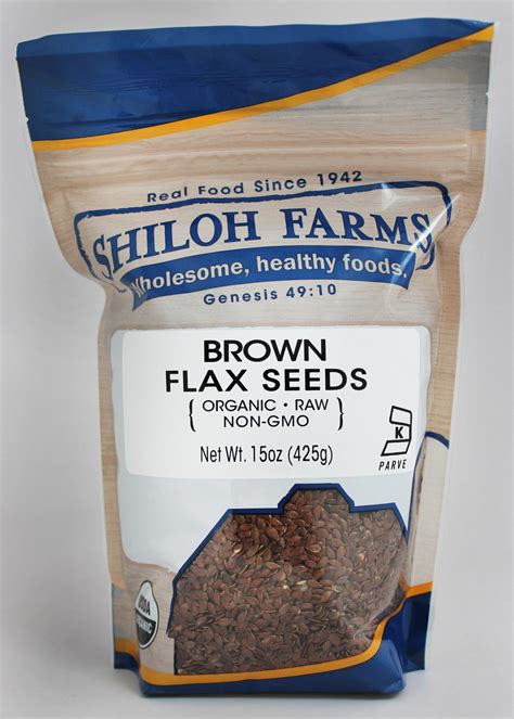 Brown Flax Seeds | Organic-Raw | Shiloh Farms