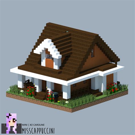 Small Cottage Small Dark Oak House Minecraft