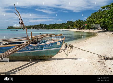 Bangka boat in the Philippines on island Siquijor Stock Photo - Alamy