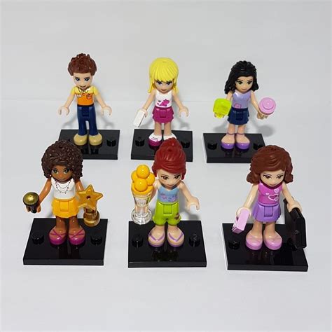 LEGO Friends Minifigures - Olivia, Emma Stephanie, Andrea, Mia & Daniel, Hobbies & Toys, Toys ...