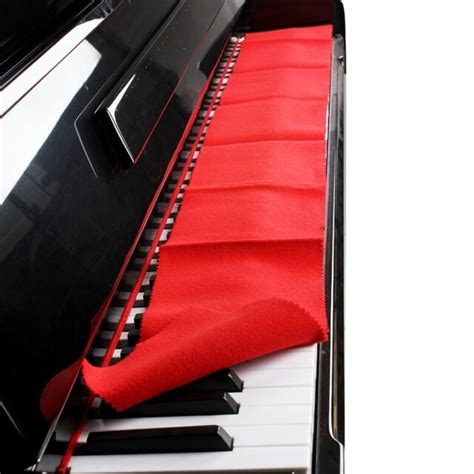 2019 New Red Soft Nylon+Cotton Piano Keyboard Dust Cover For Any 88 Key ...