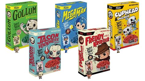 Funko Reveals Mega Man, Cuphead, Jason Voorhees Breakfast Cereals