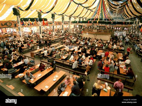 inside a beer hall oktoberfest munich bar cultural culture dine dining ...