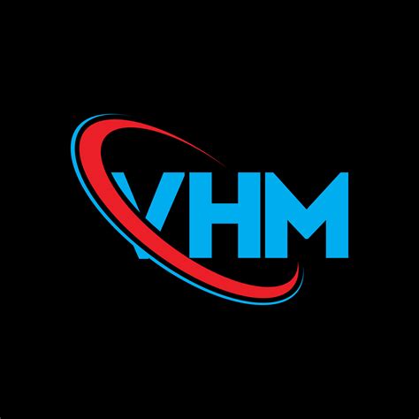 logotipo de vhm. letra vhm. diseño del logotipo de la letra vhm ...