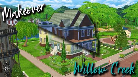 Sims 4/ Speed Build / Makeover! Reformas en Willow Creek - YouTube