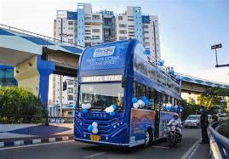 Open top double-decker bus trial across Kolkata | KOLKATA NYOOOZ