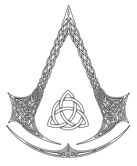 More Like Assassin's Creed Logo Tattoo Commission by kerae | Ideias de tatuagens, Runa tatuagem ...