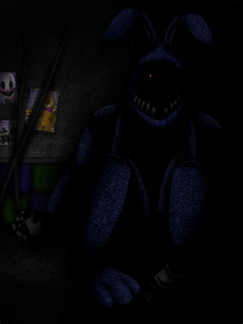 Withered Bonnie from the fnaf 2 trailer. : r/fivenightsatfreddys