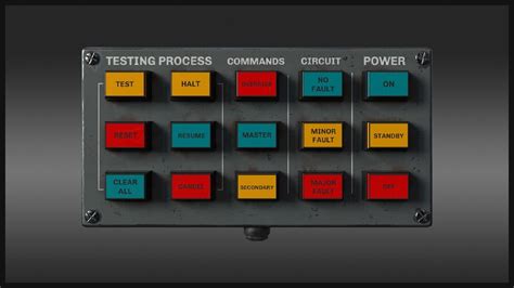 3D asset Button Control Panel | CGTrader