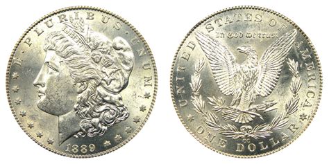 1889 CC Morgan Silver Dollars: Value and Prices