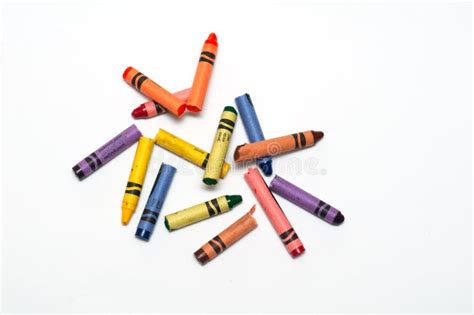 Broken crayons stock photo. Image of yellow, colours - 53716128