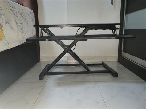 Adjustable height Computer table, Furniture & Home Living, Furniture ...