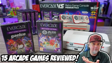 15 Retro Arcade Games Reviewed! Evercade Jaleco Collection 1 & Gaelco Collection 2 ...