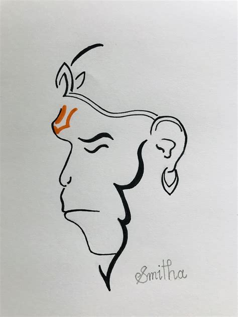 Easy Hanuman drawing | Book art drawings, Pencil sketch images, Line ...