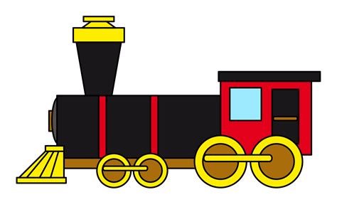 Steam Train Engine drawing free image download