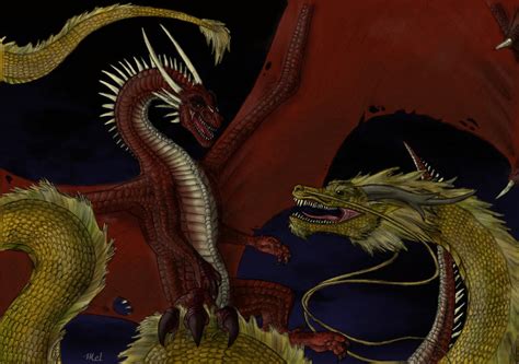 Western vs Eastern Dragon by xXDarkCatXx on DeviantArt