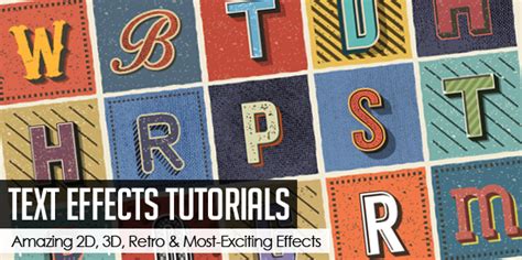 25 Amazing Photoshop Text Effects Tutorials for Designers | Tutorials ...