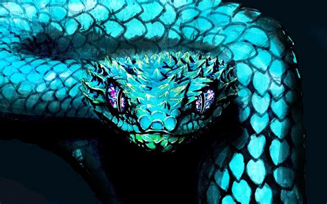 Blue Snake Wallpapers - Top Free Blue Snake Backgrounds - WallpaperAccess