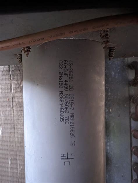 Capacitor Replacement : r/hvacadvice