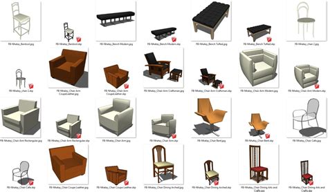 5750. Free Sketchup Furniture Interior Model Download (3) - Sketchup ...