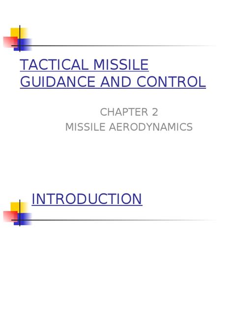 Missile Aerodynamics 2 | PDF