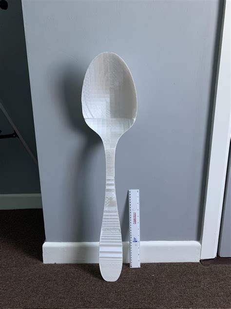 Comically large spoon. 35 hours on the ender 3. : r/3Dprinting