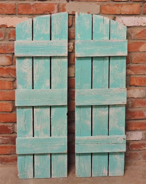 Rustic Window Shutters 2 36 tall x 10.75 wide