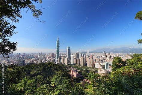 Taipei City skyline Stock Photo | Adobe Stock