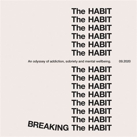 Breaking the Habit, podcast logo and identity, by Ash Watkins ...