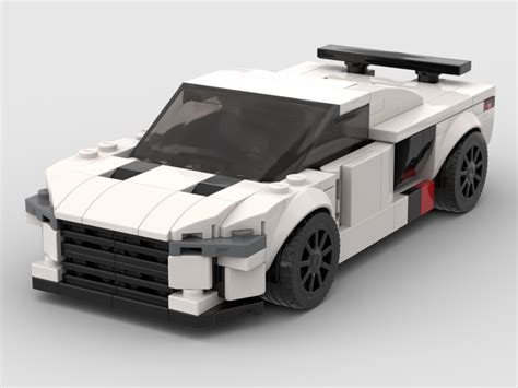 LEGO MOC Audi R8 by Mybrickcars | Rebrickable - Build with LEGO