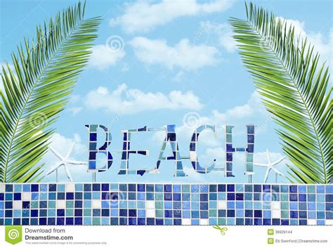 Beach sign stock illustration. Illustration of relax - 39929144