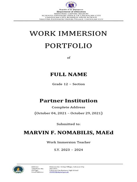 Portfolio-Template | PDF