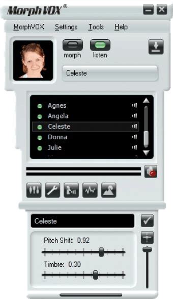 Morphvox pro best female settings - prgasw