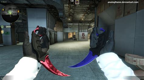 Karambit Ruby and sapphire (doppler) Wallpaper by AnalogFlame on DeviantArt