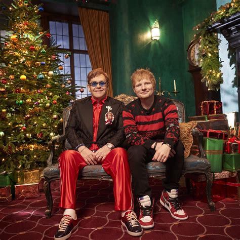 Ed Sheeran and Elton John Share 'Merry Christmas' Music Video