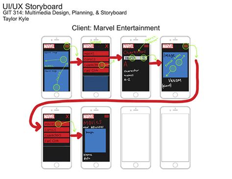 Marvel App Prototype on Behance