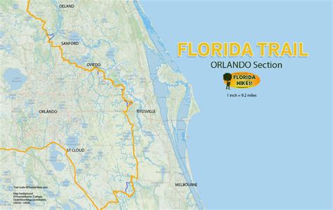 Florida Trail, Orlando | Florida Hikes! - Florida Trail Map | Printable ...