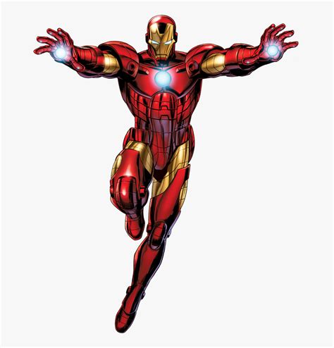 Iron Man Live Clipart Premium - Iron Man Comic Png , Free Transparent ...