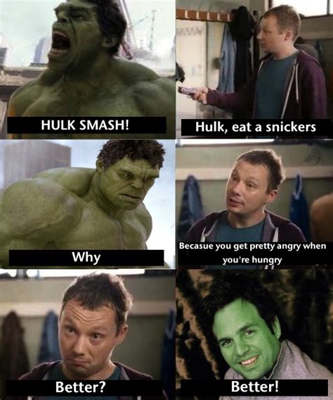 Hulk eats Snickers | Snickers "Hungry?" Commercials | Know Your Meme