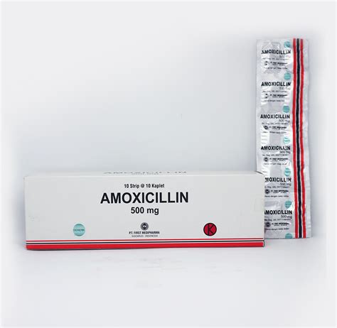 AMOXICILLIN TRIHYDRATE 500Mg KAPLET – First Medipharma