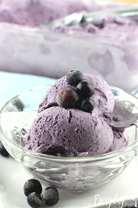 Blueberry Ice Cream - Everyday Made Fresh